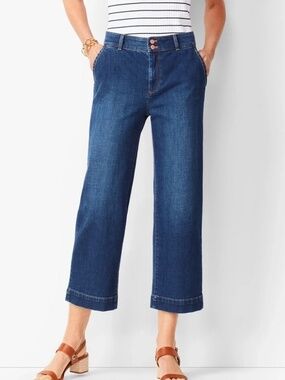 Talbots High Waist Crop Jean Size 10